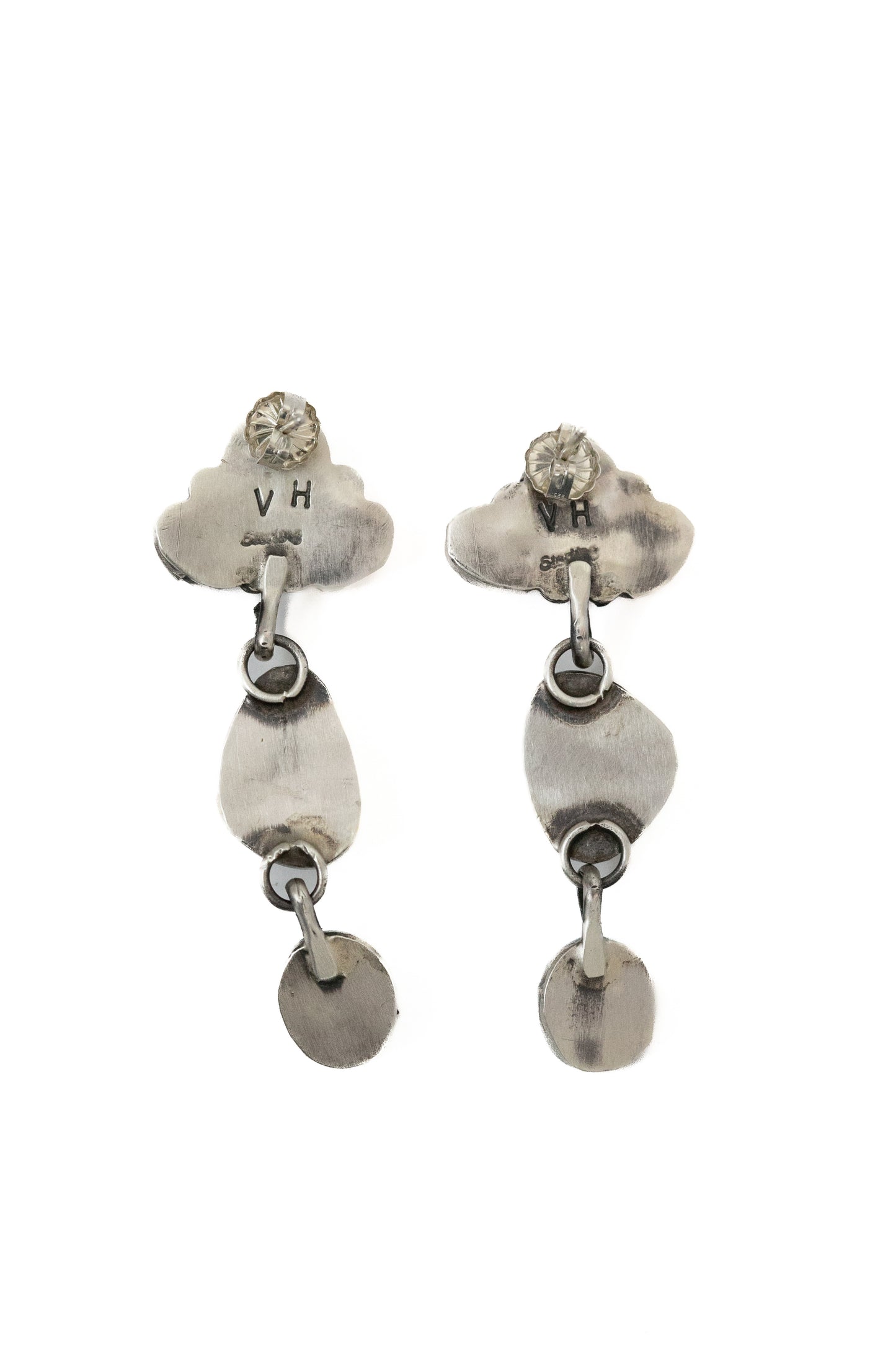 Purple Spiny Oyster Dangle Earrings