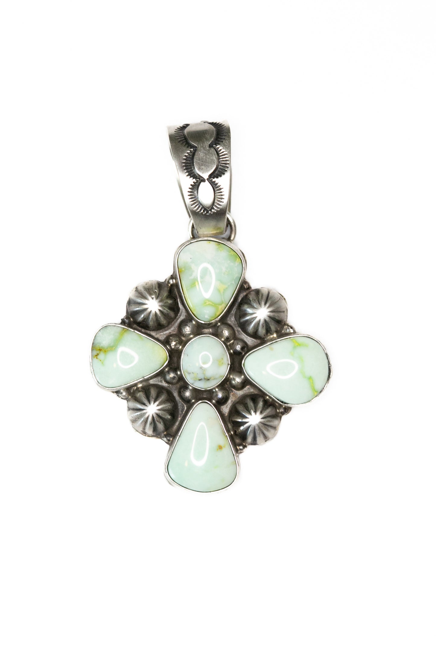 Palomino Four Stone Cluster Pendant | Bob Becenti