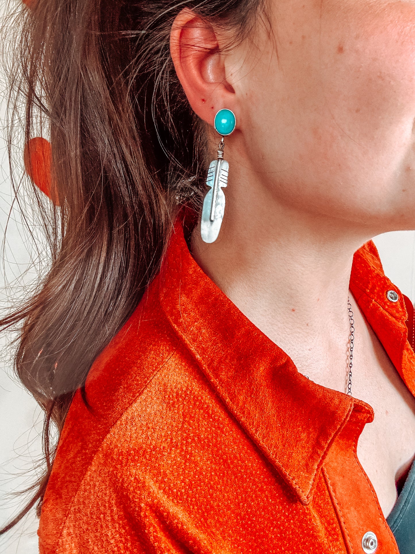 Feather Post Earring | Style A