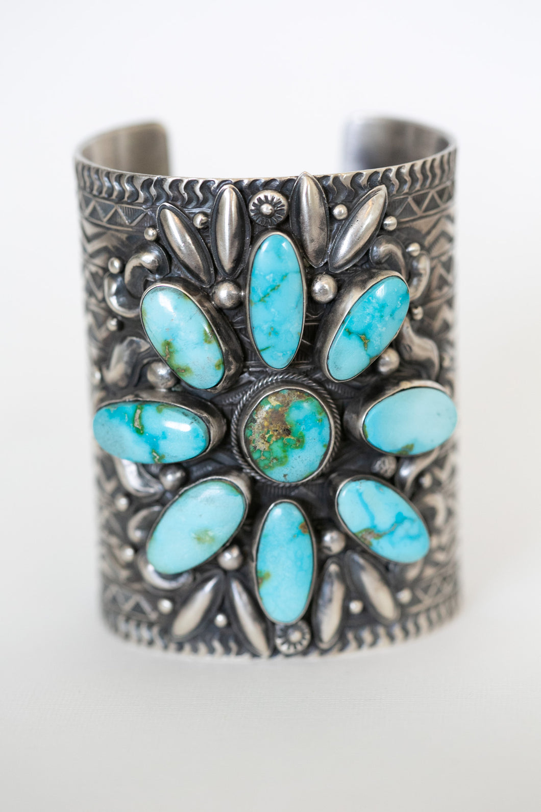 Sonoran Gold Flower Cluster Statement Cuff