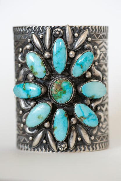 Sonoran Gold Flower Cluster Statement Cuff