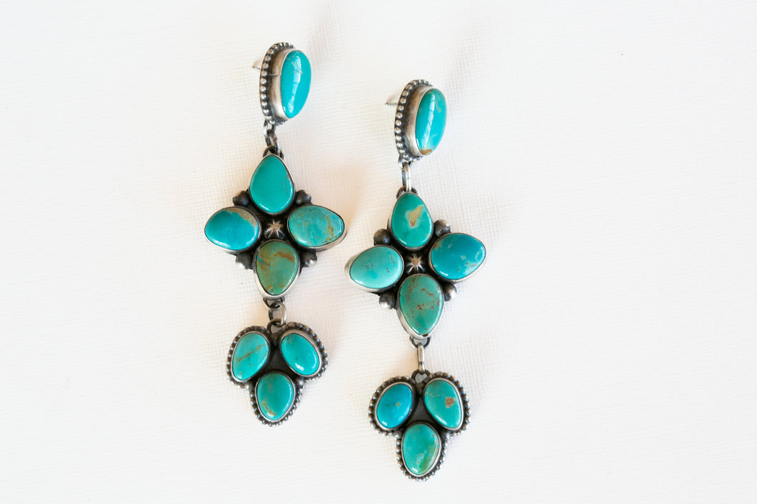 Kingman Floral Statement Earrings