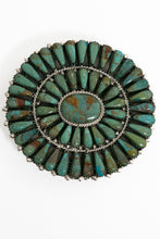 Load image into Gallery viewer, Mohave Turquoise Petit Point Belt Buckle
