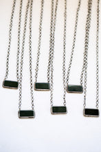 Load image into Gallery viewer, Black Onyx Bar Necklace
