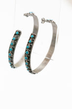 Load image into Gallery viewer, Zuni Snake Eye Hoops
