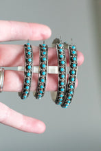 Load image into Gallery viewer, Zuni Snake Eye Hoops
