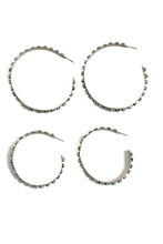 Load image into Gallery viewer, Zuni Snake Eye Hoops
