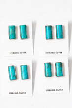 Load image into Gallery viewer, Kingman Rectangle Stud Earrings
