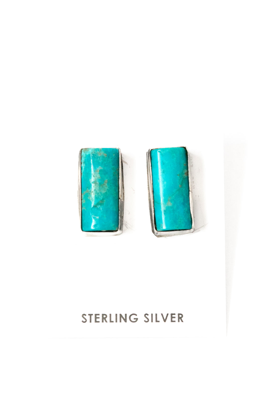 Kingman Rectangle Stud Earrings