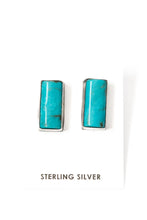 Load image into Gallery viewer, Kingman Rectangle Stud Earrings
