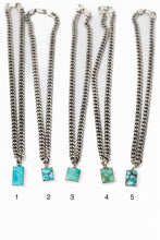 Load image into Gallery viewer, Turquoise Chain Necklace
