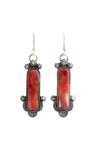 Spiny Oyster Dangle Earrings