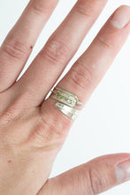 Load image into Gallery viewer, Sterling Silver Adjustable Feather Ring
