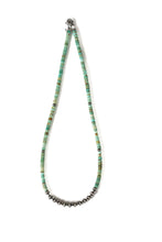 Load image into Gallery viewer, #8 Turquoise Heishi and Pearl Necklace | Style A
