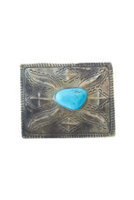 Load image into Gallery viewer, Turquoise Belt Buckle | J. Alexander
