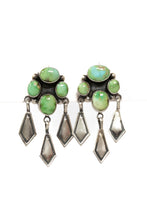 Load image into Gallery viewer, Sonoran Turquoise Diamond Dangle Earrings
