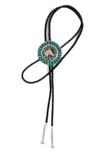 Load image into Gallery viewer, Horse Cluster Bolo Tie | Blue
