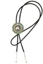 Load image into Gallery viewer, Horse Cluster Bolo Tie | Green
