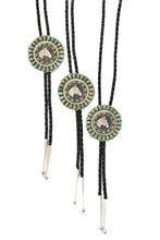 Load image into Gallery viewer, Horse Cluster Bolo Tie | Green
