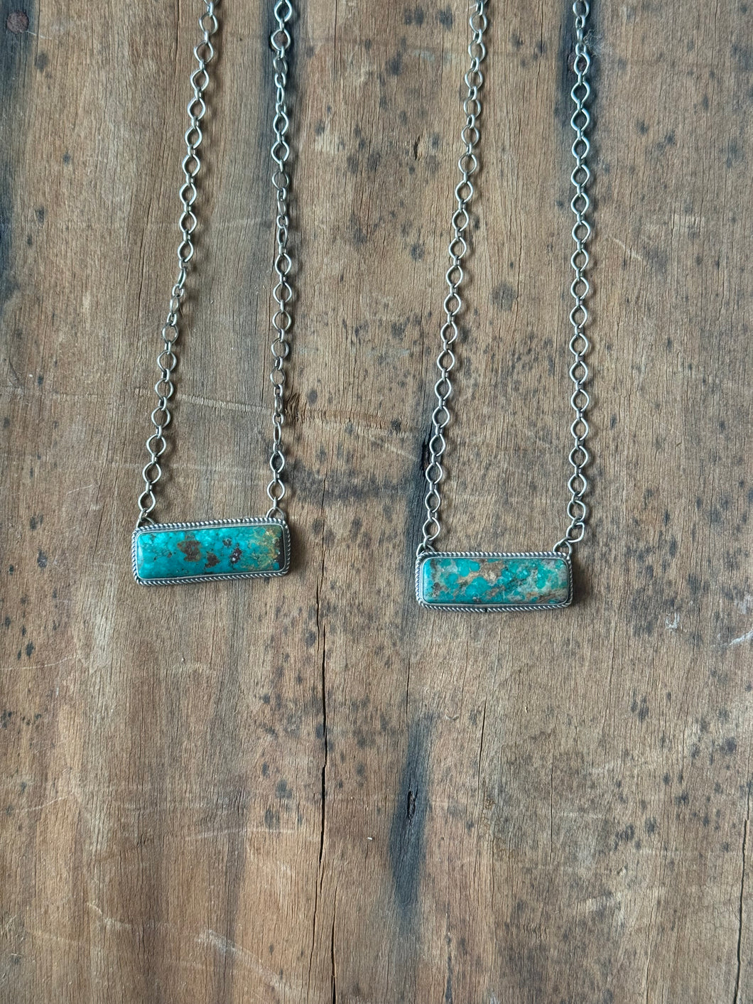 Turquoise Bar Necklace