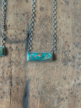 Load image into Gallery viewer, Turquoise Bar Necklace
