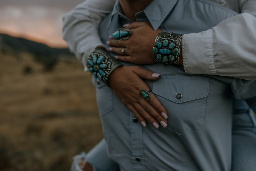 Sonoran Gold Flower Cluster Statement Cuff
