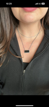 Load image into Gallery viewer, Black Onyx Bar Necklace
