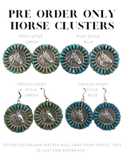 Load image into Gallery viewer, Horse Cluster Earrings - PRE ORDER (Late September /Early October)
